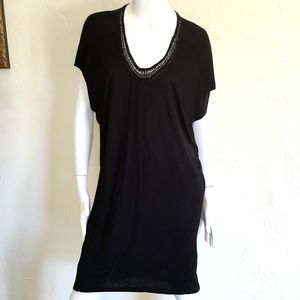 NWT! Velvet Graham Spencer Black Dress Sz M